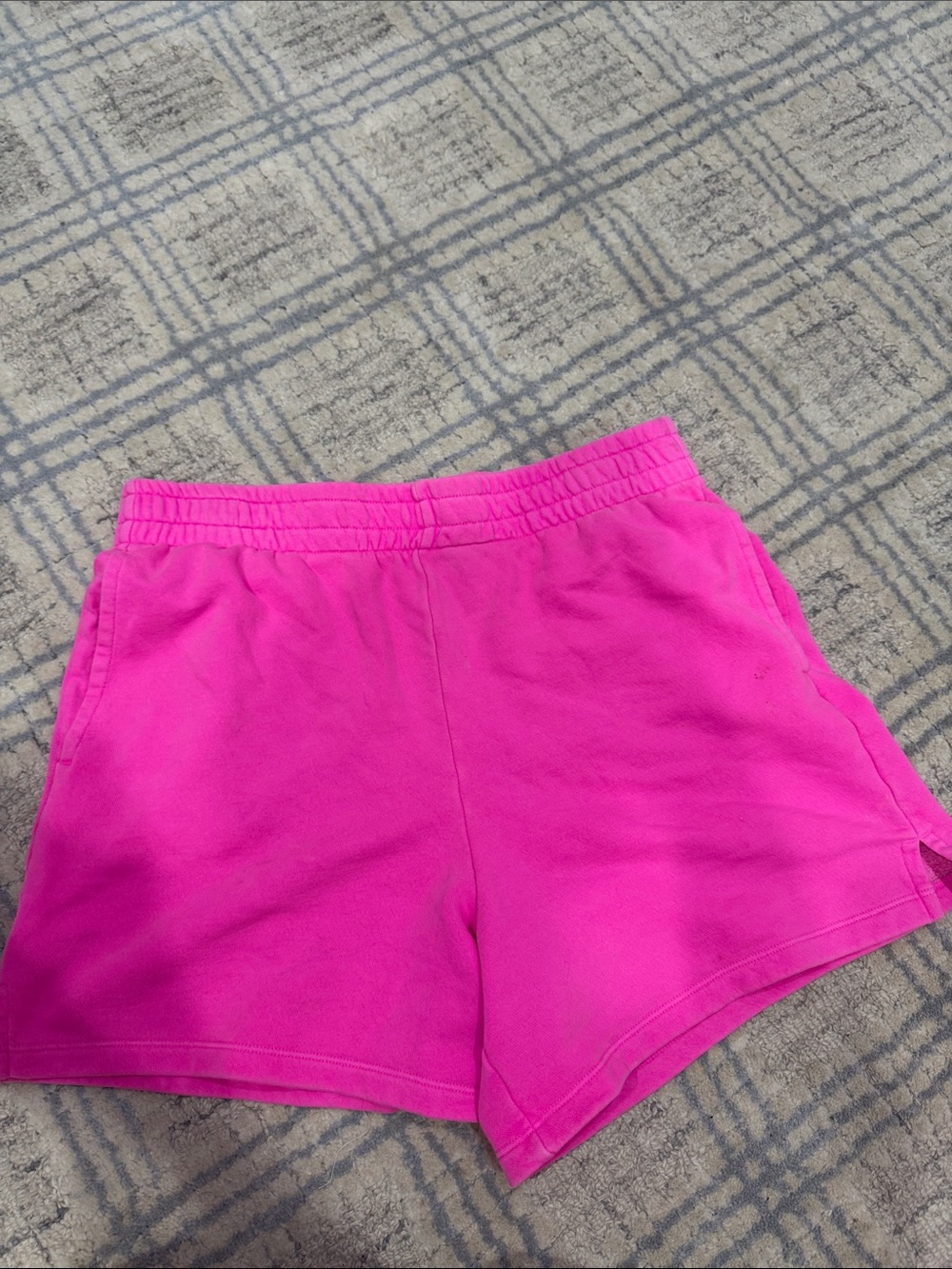 GAP Women's Bright Pink Elastic-Waist Athletic Shorts